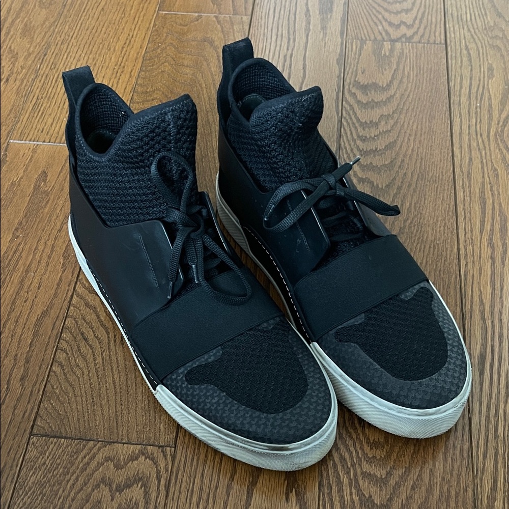 Balenciaga Black High-Top Sneakers